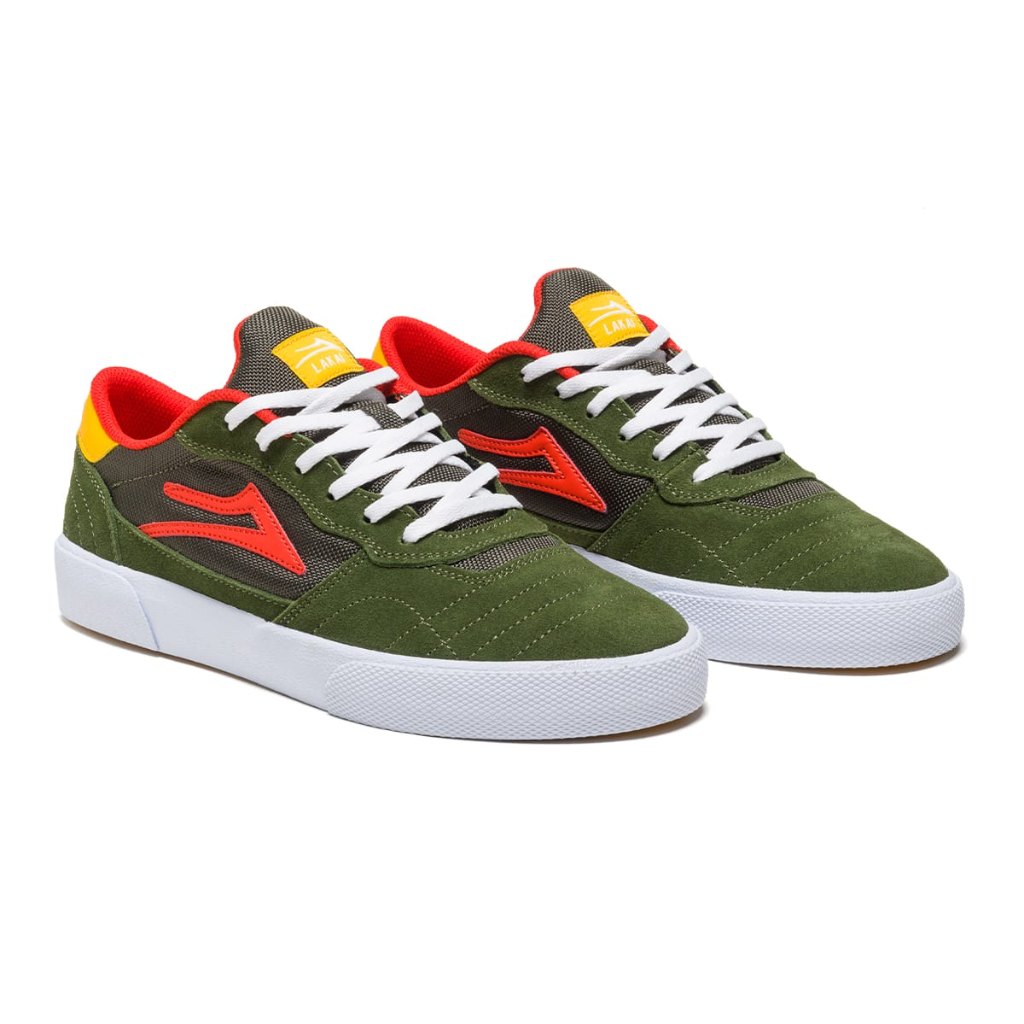 Lakai Cambridge Olive Yellow Suede