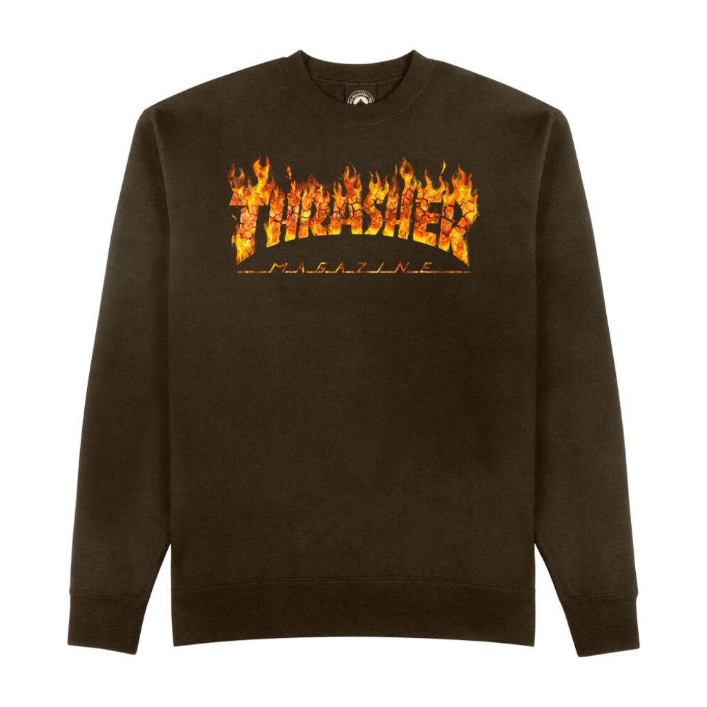 Dark chocolate crewneck hotsell