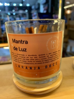 Vela Aromática Mantra de Luz 150g - Canela - Mística