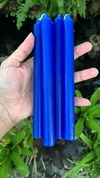 Vela Palito 18 cm - Azul Bic