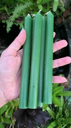 Vela Palito 18 cm - Verde