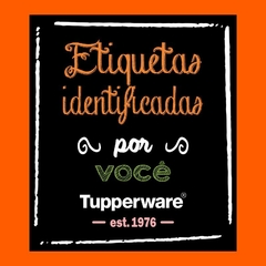 Etiqueta Caixa Mantimentos Bistrô 2,4L. Rótulo Tupperware - comprar online