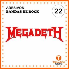 Megadeth Bandas de Rock - loja online