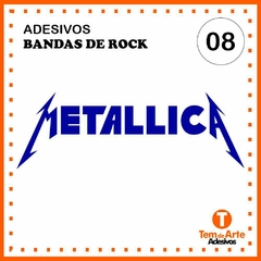 Metallica Bandas de Rock - comprar online