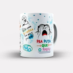 Caneca Flork Quem Te Critica - Tem de Arte Personalizados