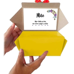 Caixa Carta Surpresa com Mensagem e Chocolates para o Dia das Mães M3 - comprar online