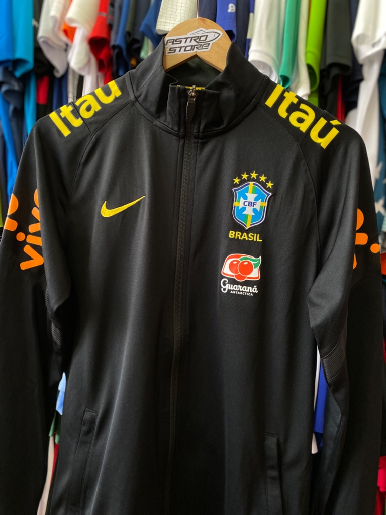 Black Friday - Jaqueta Nike CBF Brasil Seleção Brasileira preto e cinza