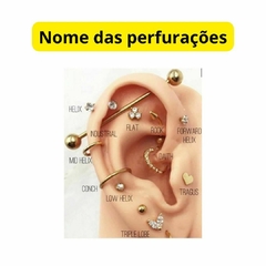 Piercing trançado - semijoiasjeane