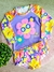 Conjunto de Praia Infantil Camisa + Calcinha Babado Tchibum - Floral Kamylus