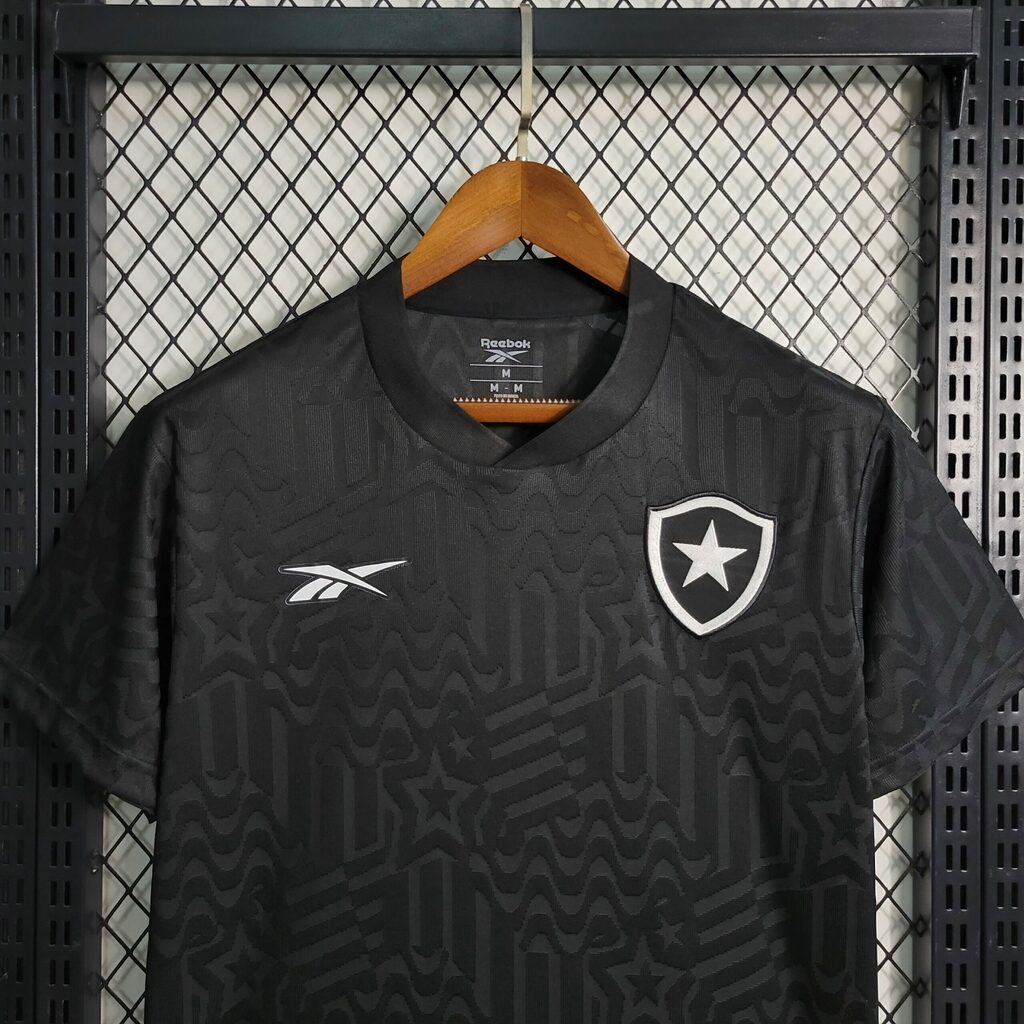 Camisa Botafogo I 23/24 Torcedor Rebook Masculina - Preto e Branco - (cópia)
