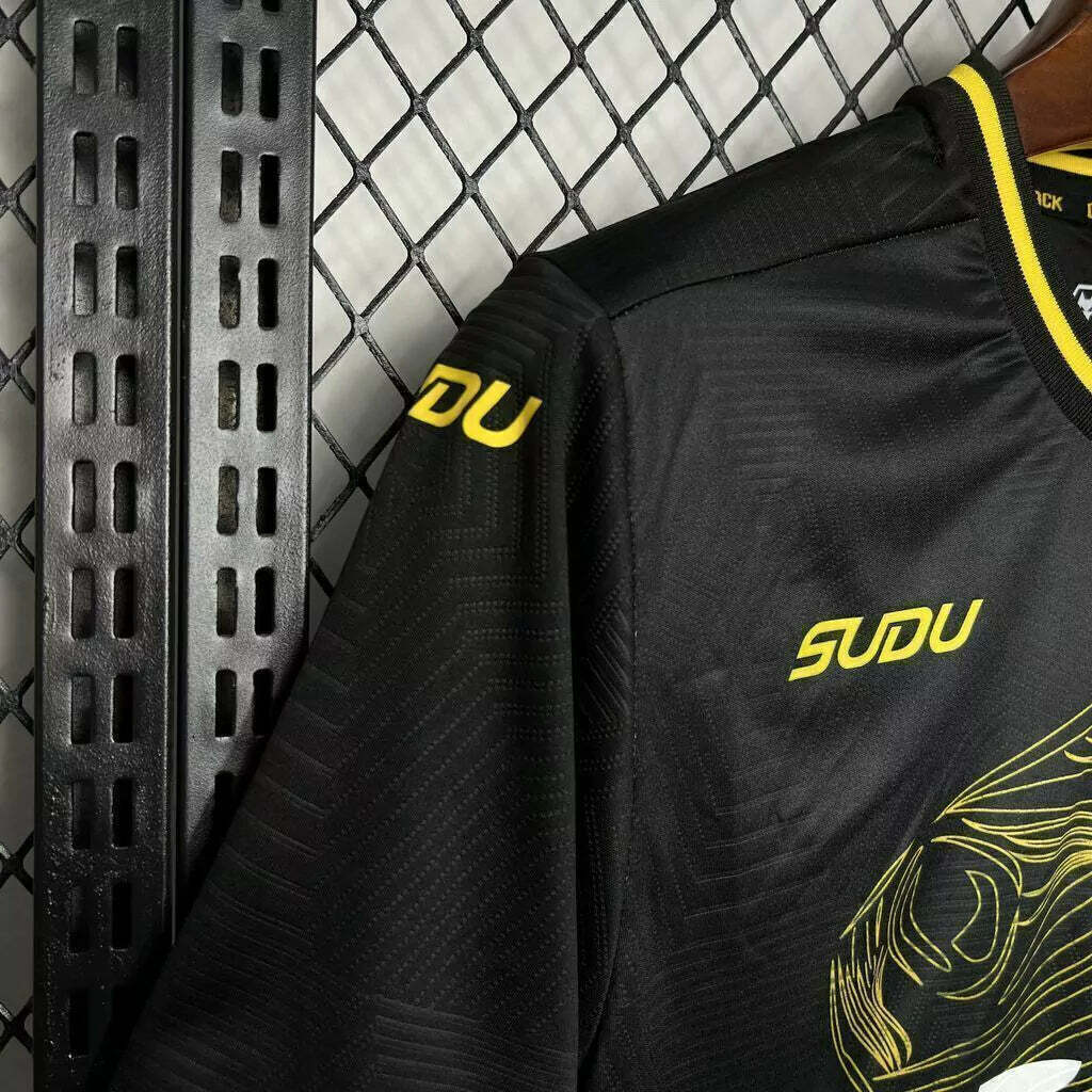 Camiseta Wolverhampton III Segunda equipacion 2024 25 Hombre Negro