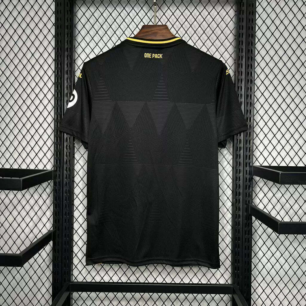 Camiseta Wolverhampton III Segunda equipacion 2024 25 Hombre Negro