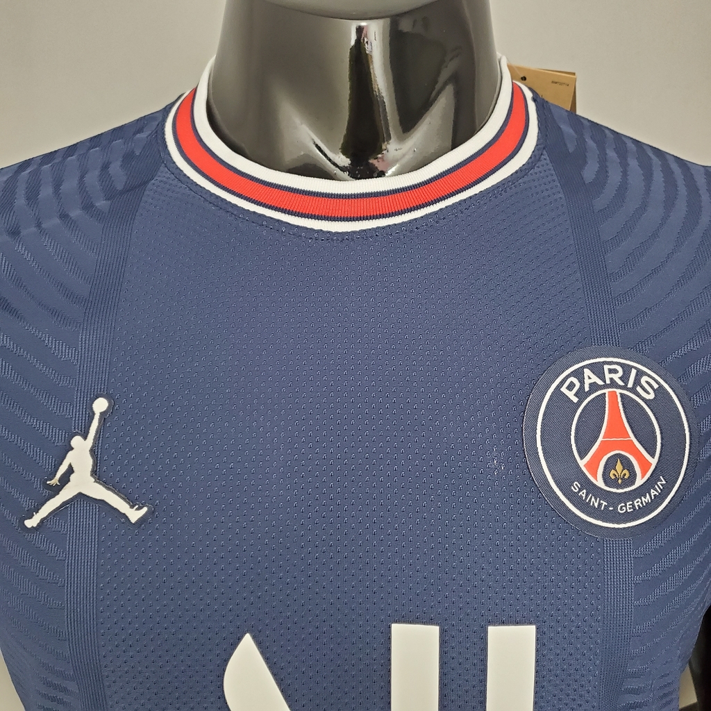 Camisa Paris Saint-Germain PSG Home 21/22 Jogador Nike Masculina - Marinho