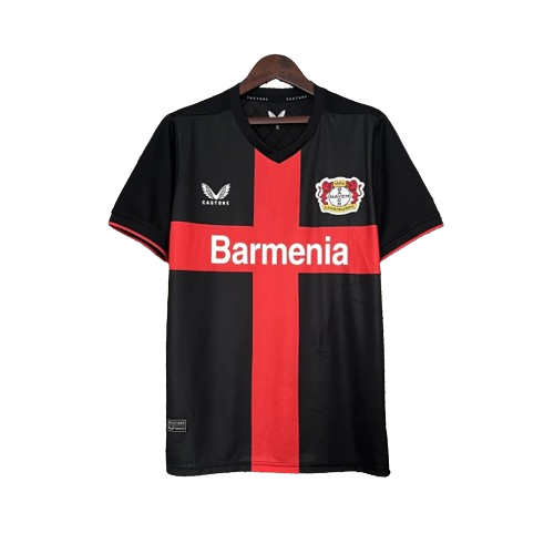 Camiseta primera equipacion Bayer Leverkusen 2024 25 hombre negra