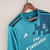 Camisa Retrô Real Madrid Away II Manga Longa 17/18 Masculina Azul - loja online