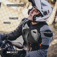 Jaqueta Texx Armor Masc Preto - Moto Coringa | Frete grátis para todo Brasil