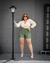 Shorts de courino verde - Maria Francia - comprar online
