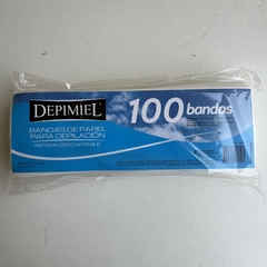 Bandas para depilacion x 100 unid.