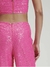 Calça My Favorite Things Wide Leg Paetê Pink - comprar online