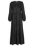 Vestido Hering Maxi Midi Preto na Revoluse