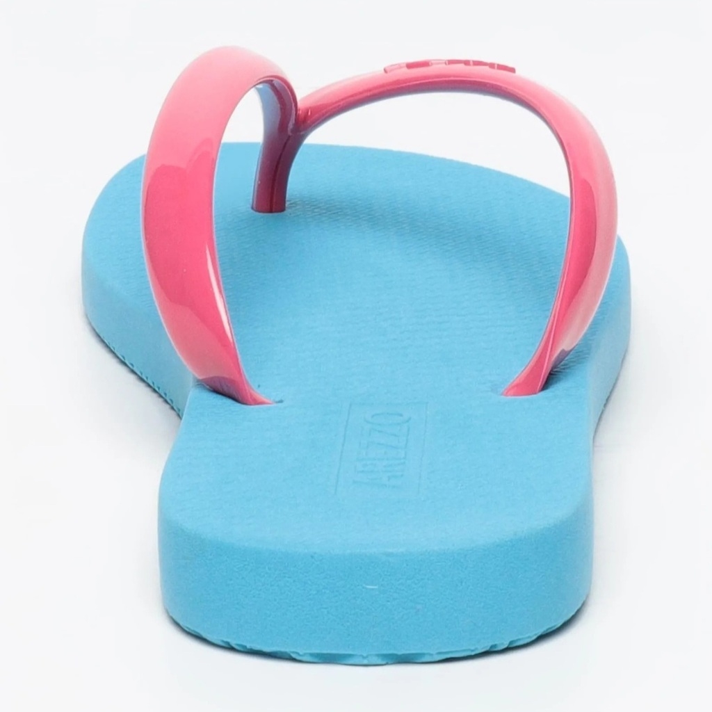 Chinelo Arezzo Pink e Azul na Revoluse