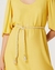 Vestido Hering Maxi Midi Linho Amarelo na Revoluse