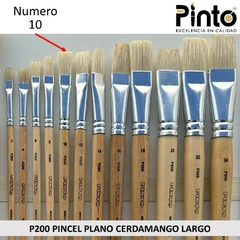 PINCEL PLANO CERDA MANGO LARGO P200 - tienda en línea