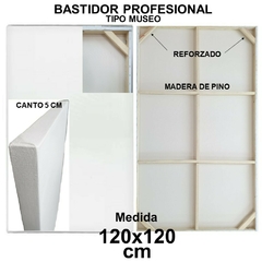 BASTIDOR LIENZO PROFESIONAL TIPO MUSEO. SOBRE PEDIDO - Leenith Borges - Arte