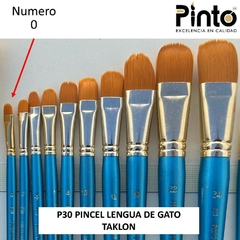 PINCEL LENGUA DE GATO TAKLON P30