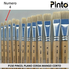 PINCEL PLANO CERDA MANGO CORTO P150 - comprar en línea