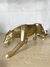 Escultura leopardo dourado M (45 cm) - comprar online