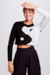 Cropped Tricot Ying Yang