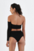 Vestido Transpasse Lurex Preto + Top + HotPant - loja online