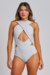 Body X Beach Lurex Branco