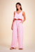 Cropped Creta Babado Rosa - comprar online