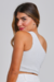 Top Um Ombro Lurex Branco - loja online