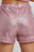 Shorts Glow Paetê Rosa na internet
