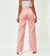 Calça Wide Leg Jeans Rosa