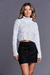 Cropped Tricot Gola Alta Off White - comprar online