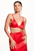 Top Basic Acetinado Vermelho - comprar online