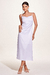 Slip Dress Acetinado Branco - comprar online