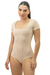 Body Basic Decote Quadrado Areia