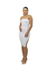 Vestido Basic Fenda Lateral Branco - LV Store