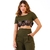 Cropped SPFW Verde Militar