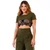 Cropped SPFW Verde Militar