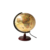 GLOBO TERRAQUEO MERIDIANO METAL SEPIA POLITICO BASE DE MADERA CON LUZ - comprar online