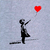 Baby Look Banksy - Garota com balão na internet
