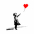Baby Look Banksy - Garota com balão - comprar online