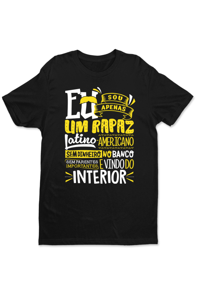 Camiseta Rapaz Latino-americano - Belchior - Printeria
