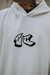 HOODIE OVERSIZED GRAFFITI BIGG LOGO CREAM - tienda online